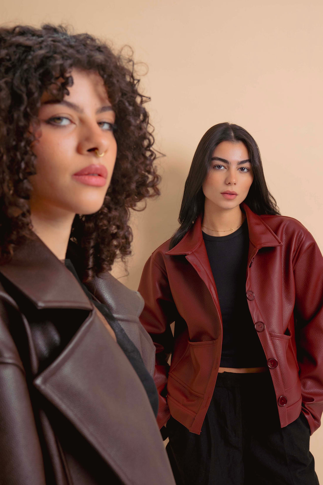 Sizzling Burgundy Leather Jacket