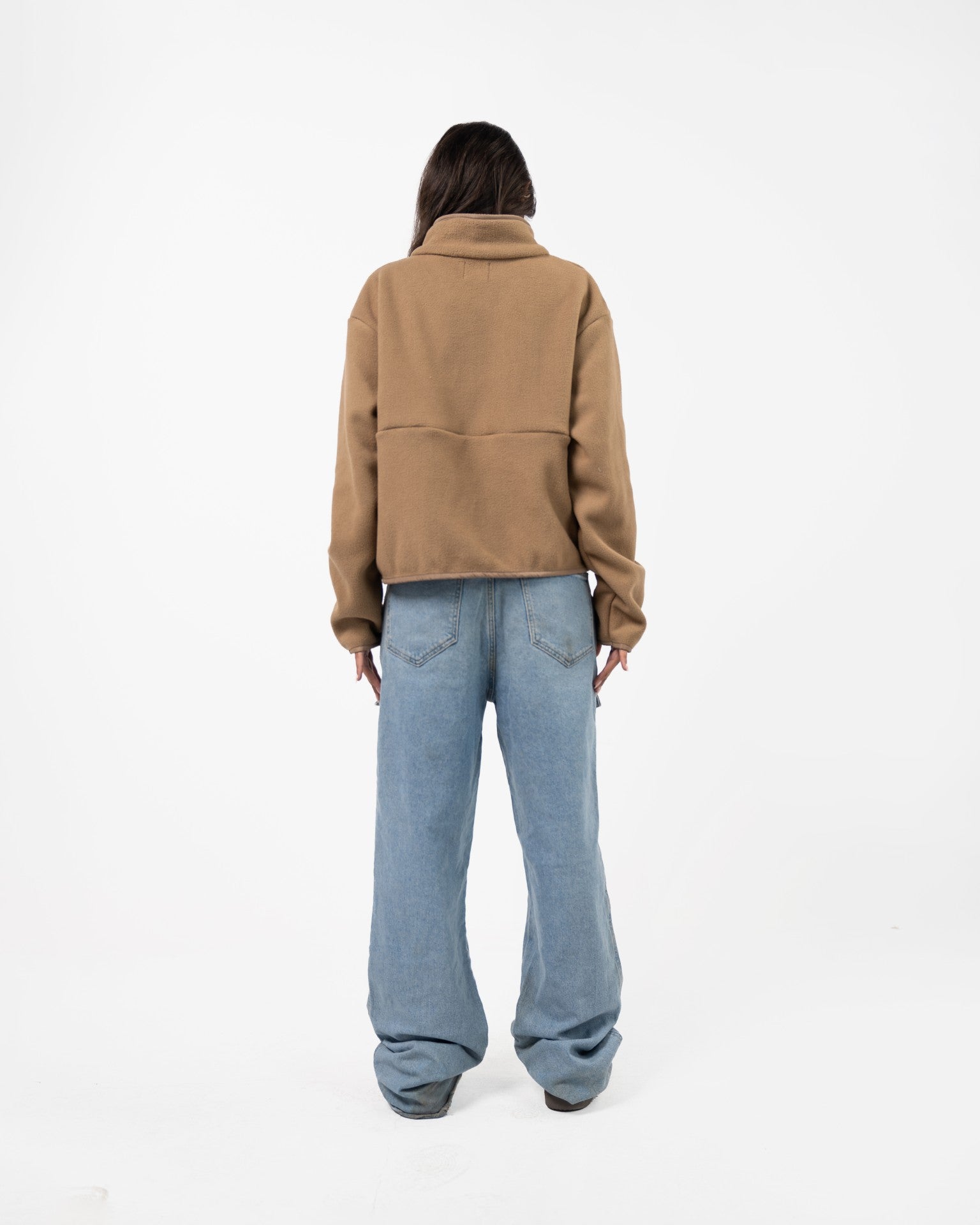 Camel Half Zipped Wave