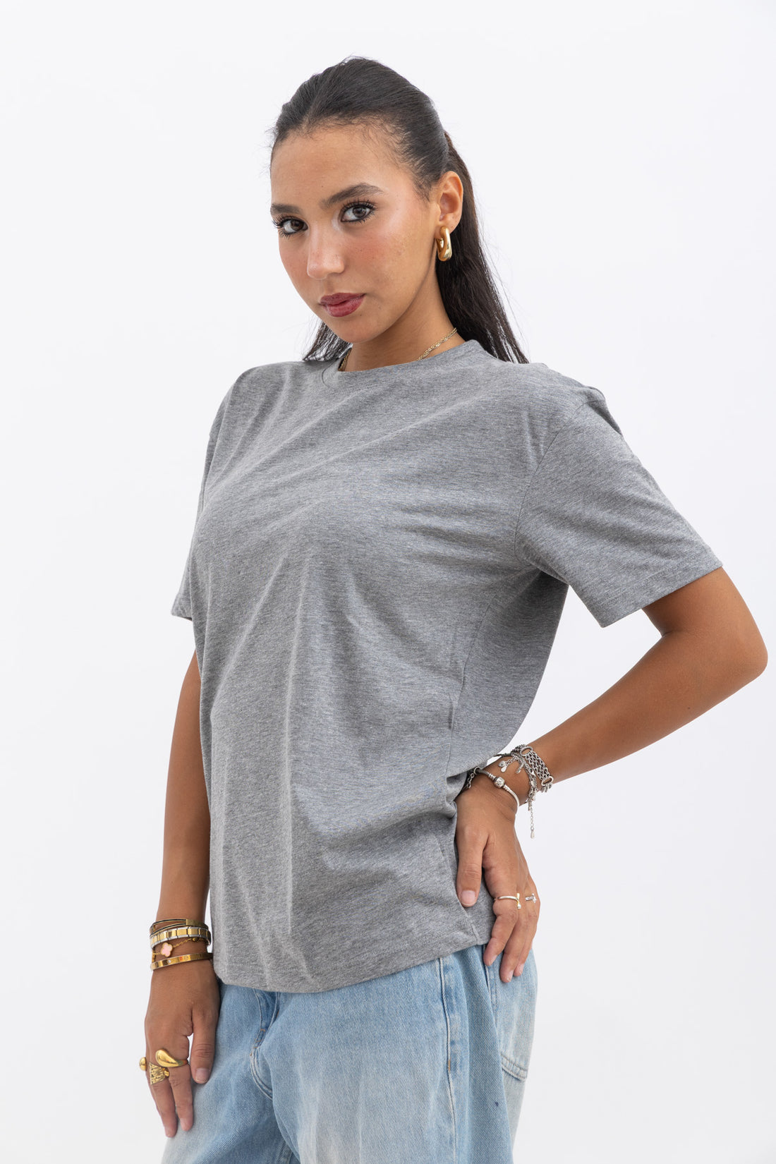 Core Tee – Heather Grey
