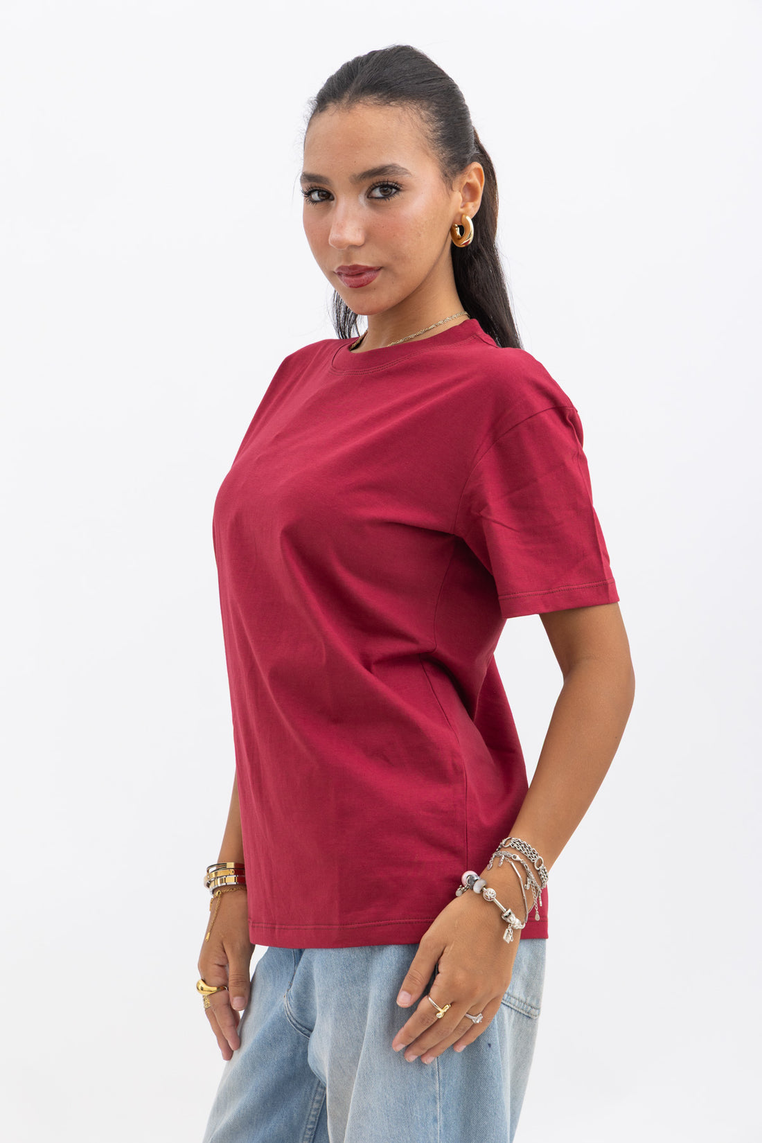 Core Tee – Maroon