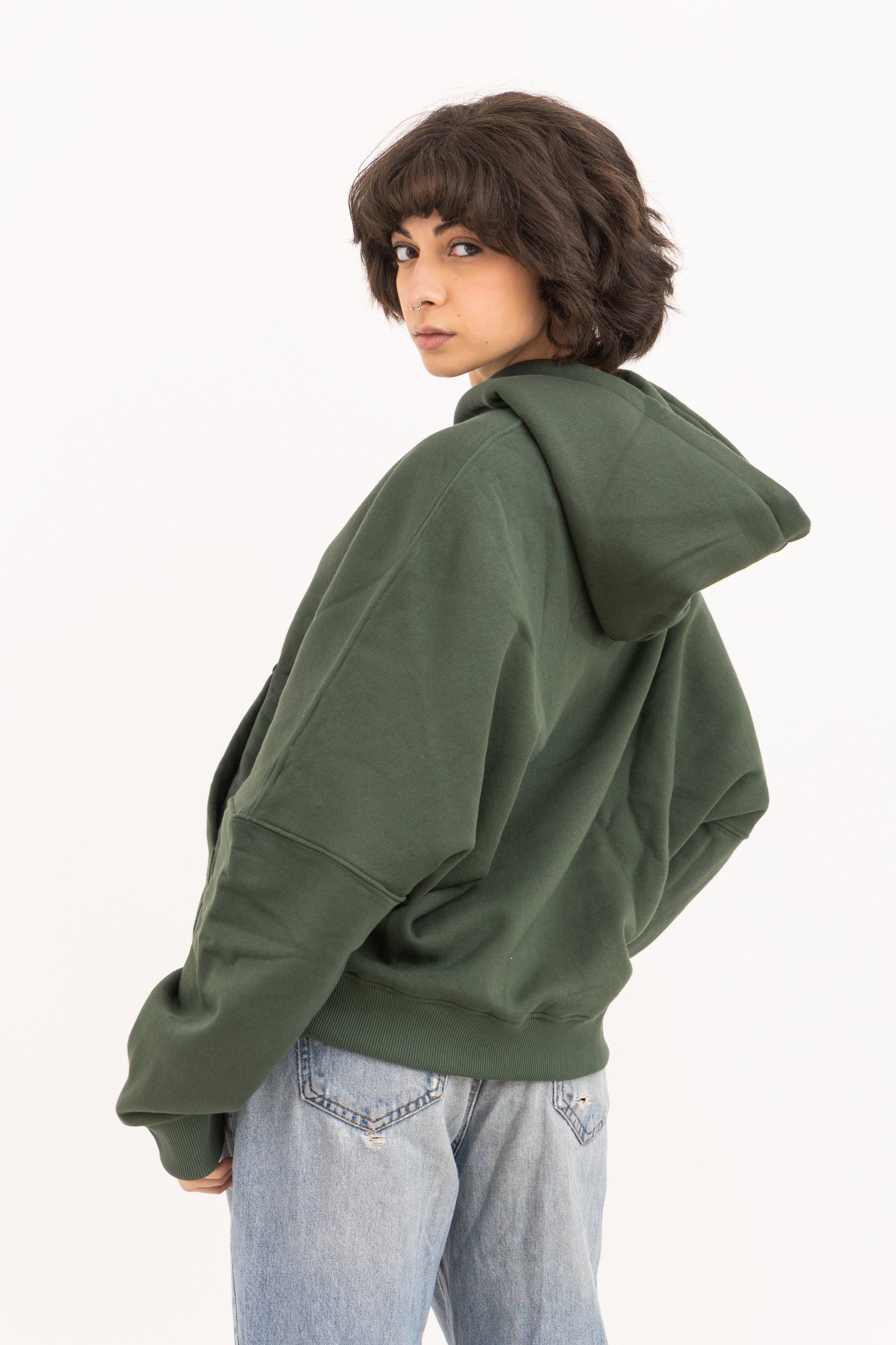 Olive Cloud Hoodie