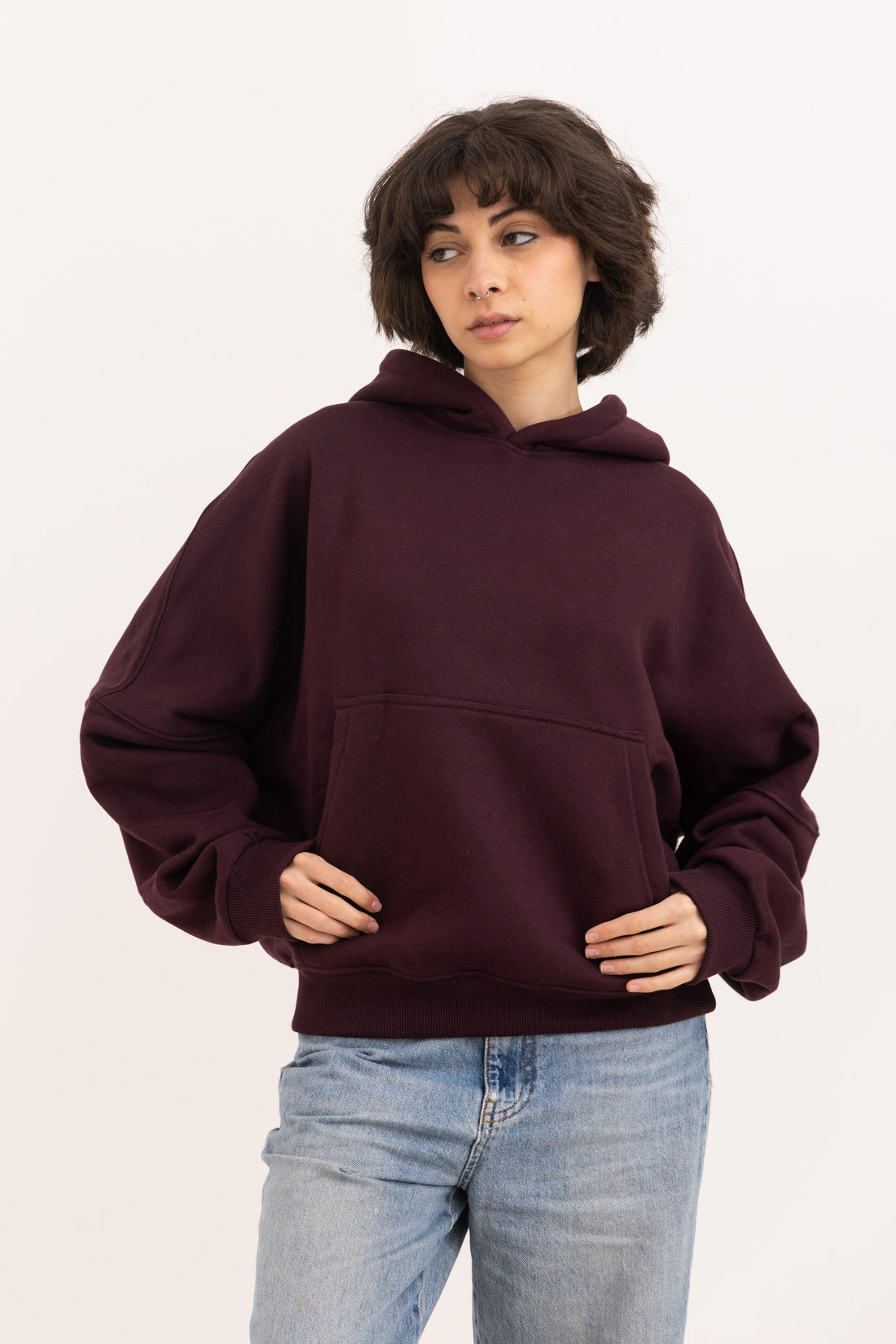 Burgundy Cloud Hoodie