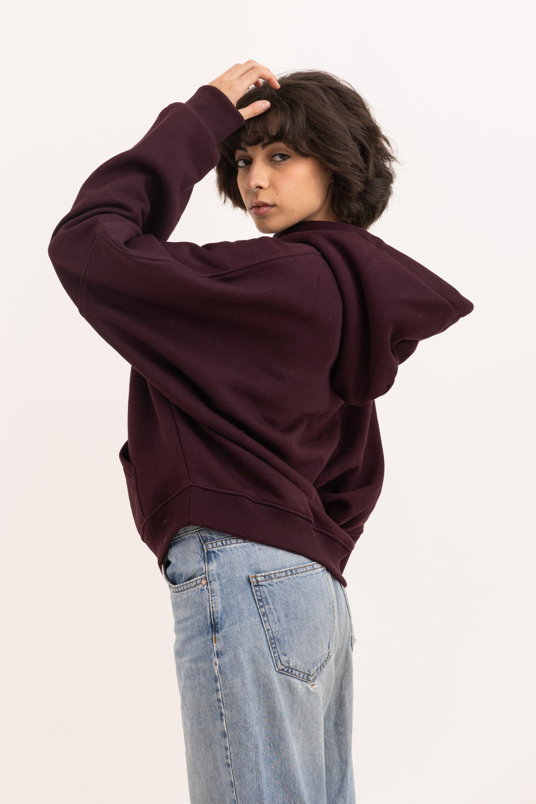 Burgundy Cloud Hoodie