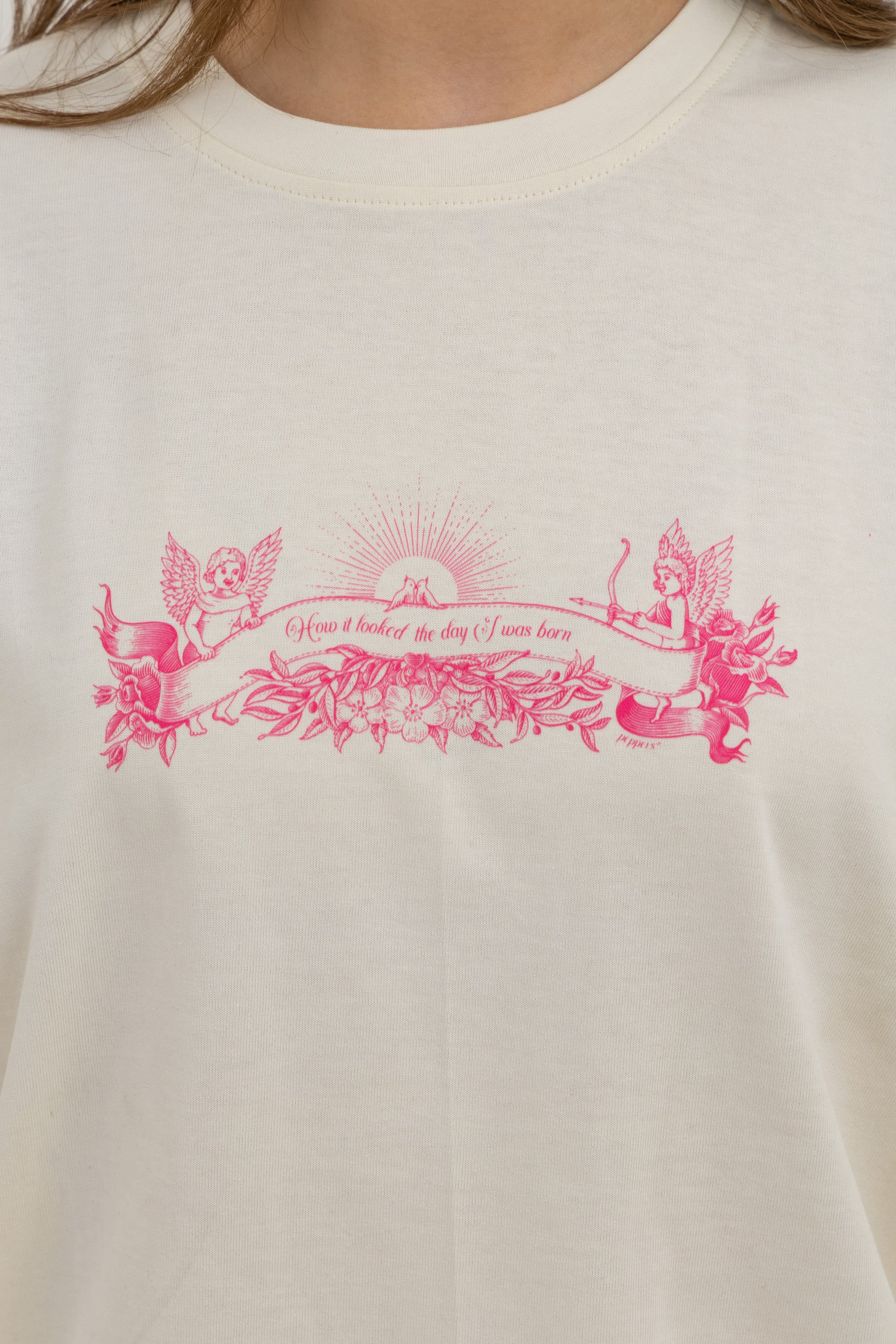 Angels Oversized Crew Neck T-Shirt
