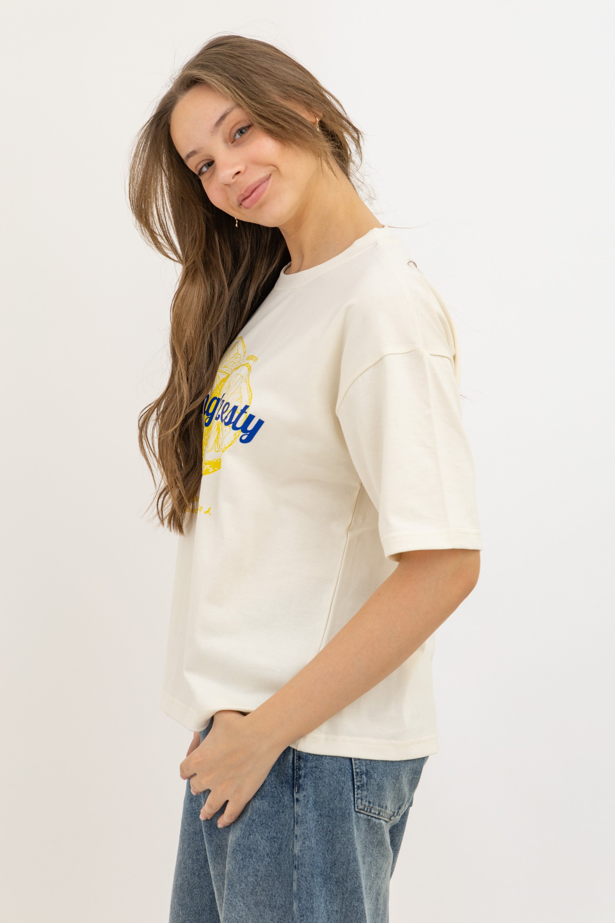 Zesty Oversized Crew Neck T-Shirt