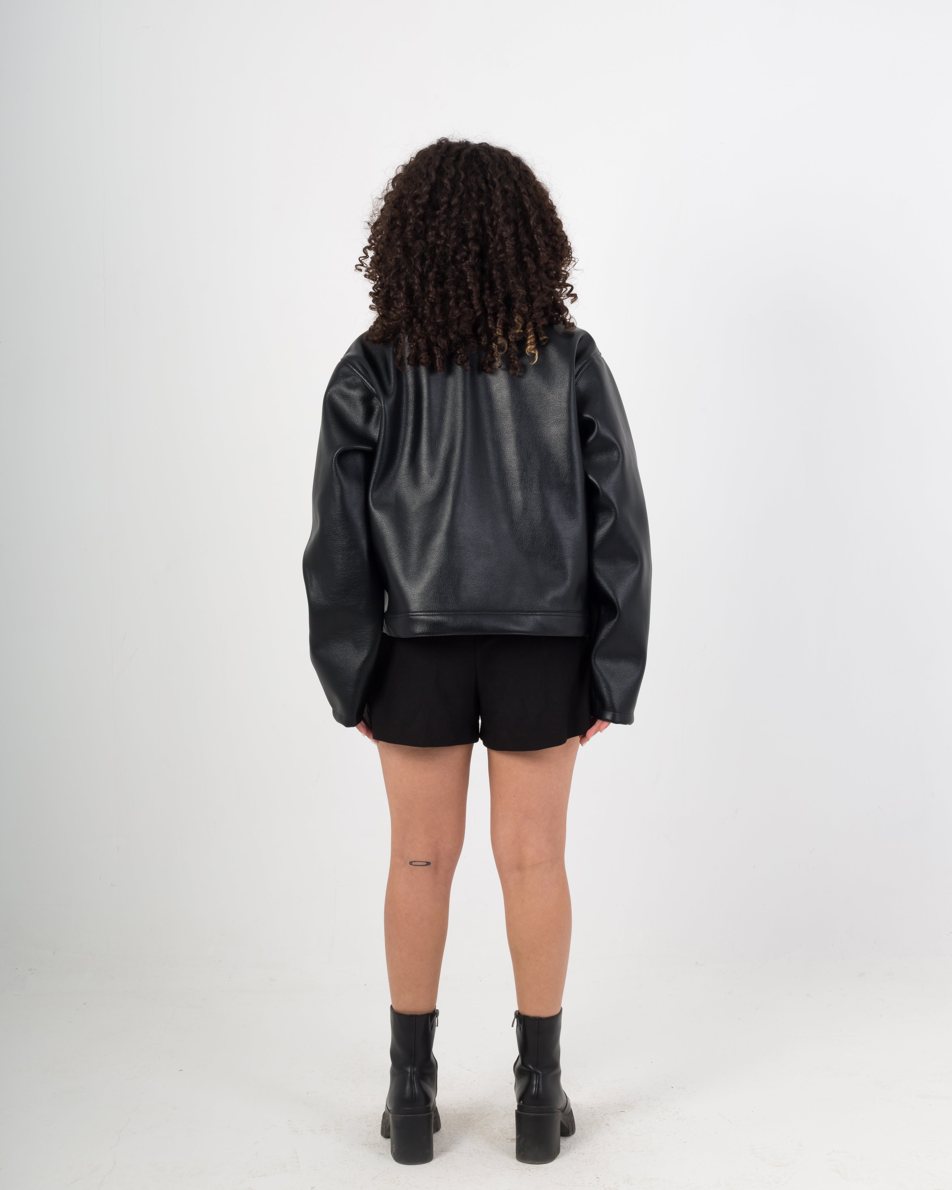 Sizzling Black Leather Jacket