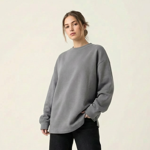The Oversized Sweatshirt - Grey