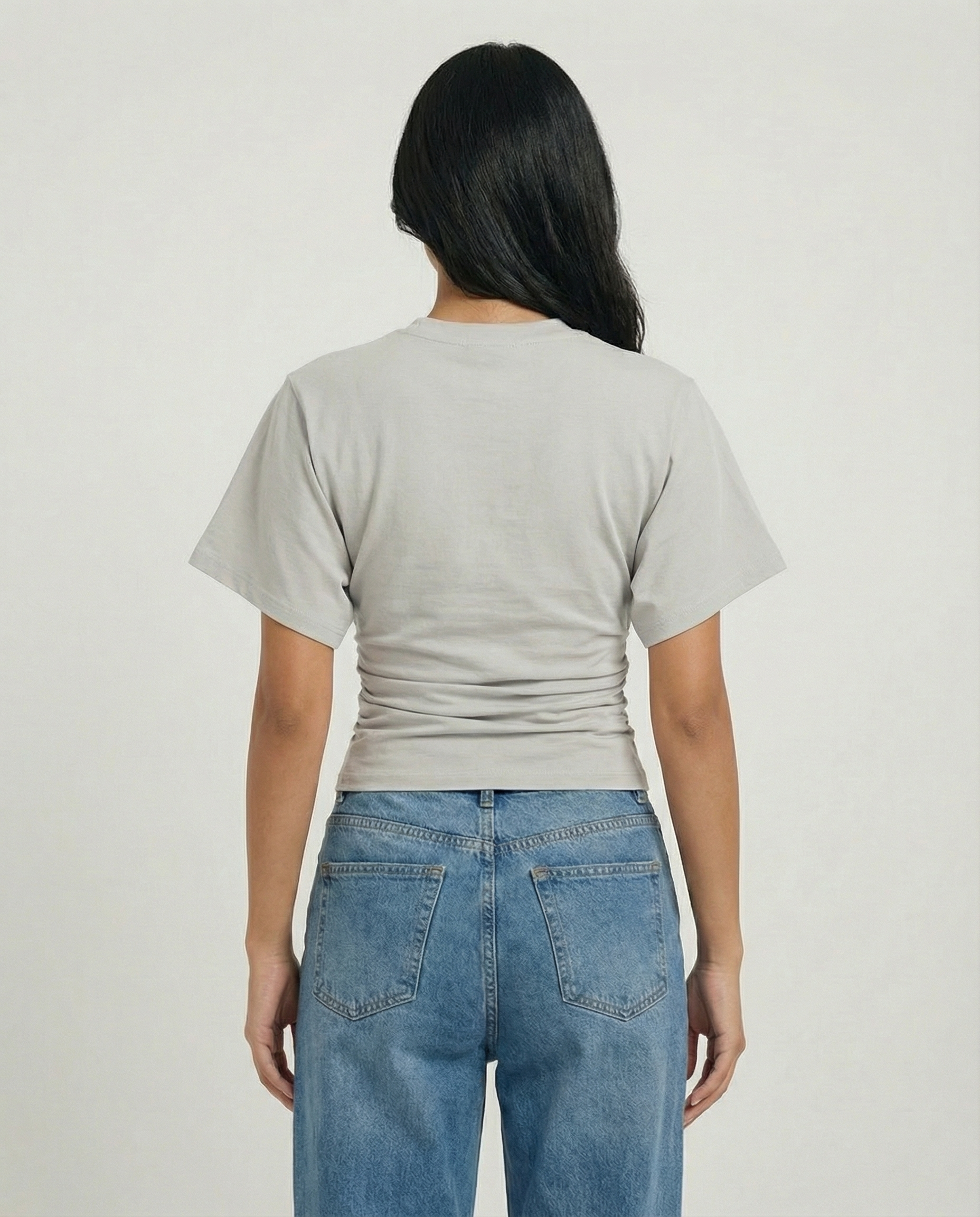 Peppers Sculpt Tee Light Grey