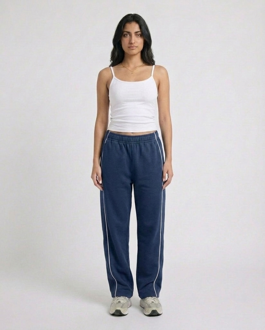 Navy Peppers Track Pants