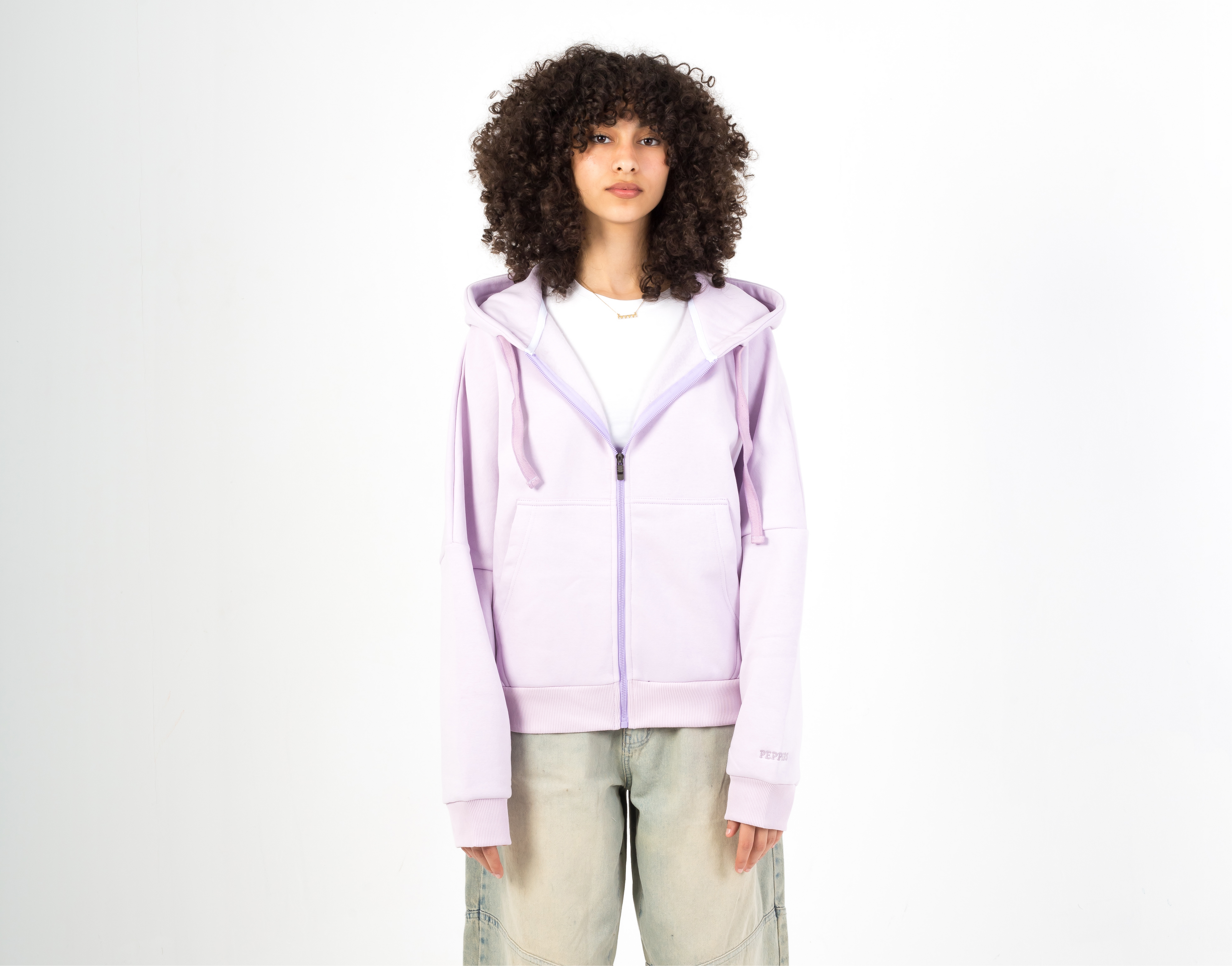 Lavender Cloud Zip Up Hoodie