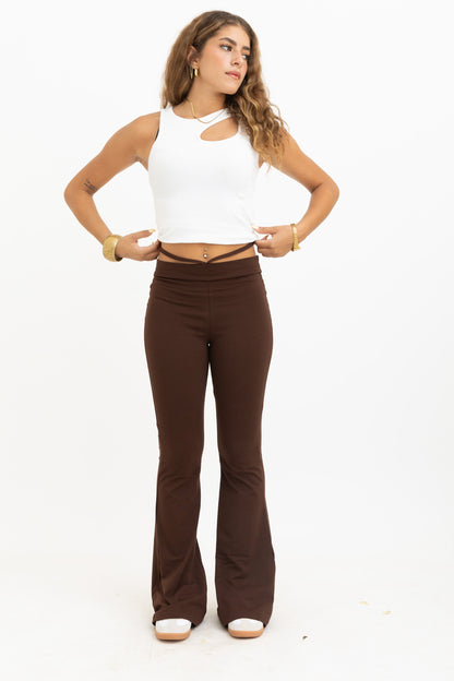 Brown Flow Yoga Pants