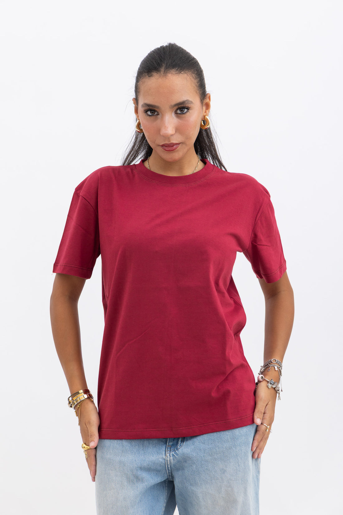 Core Tee – Maroon