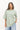 Sage Green Oversized Crew Neck T-Shirt