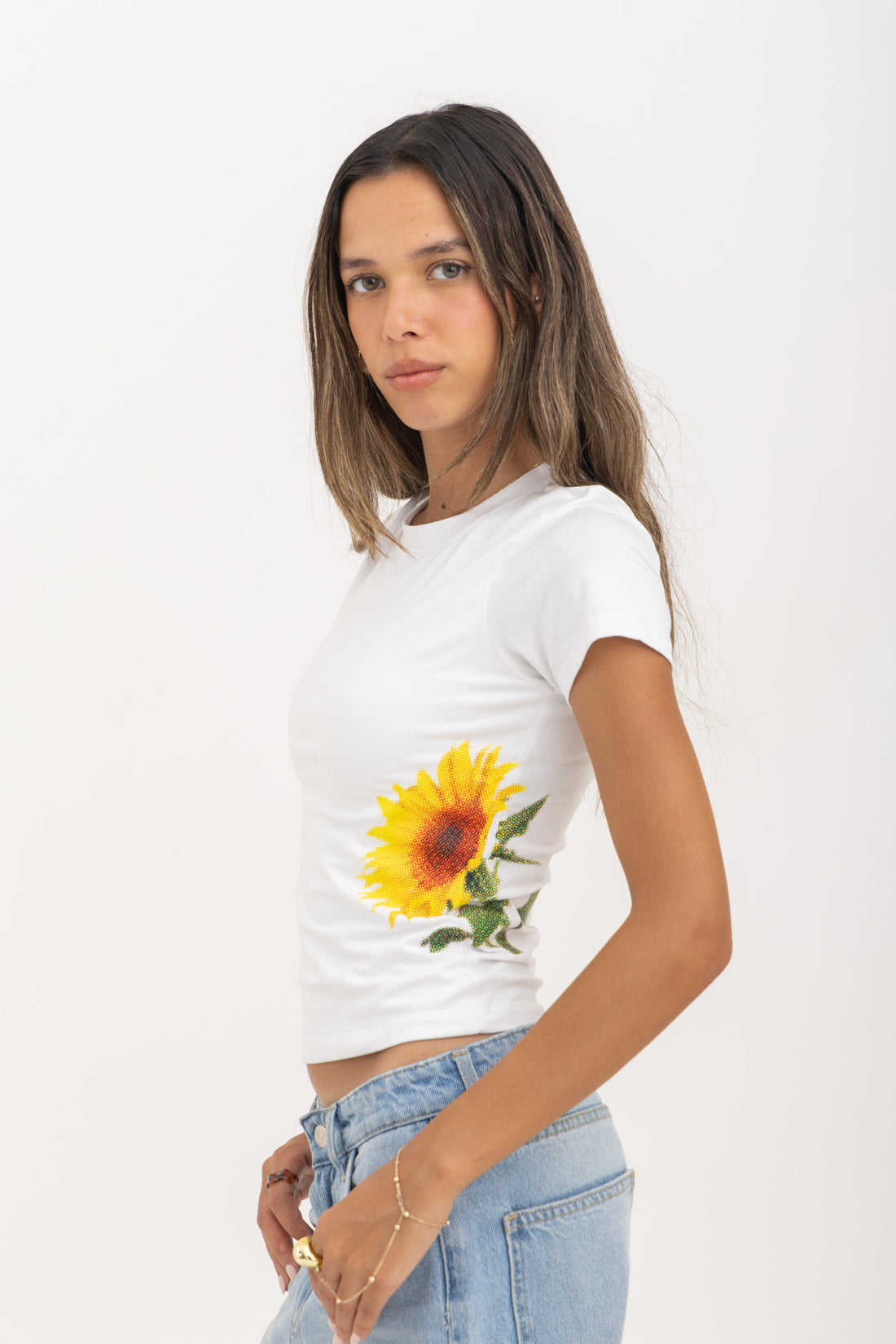 Sunflower Baby Tee