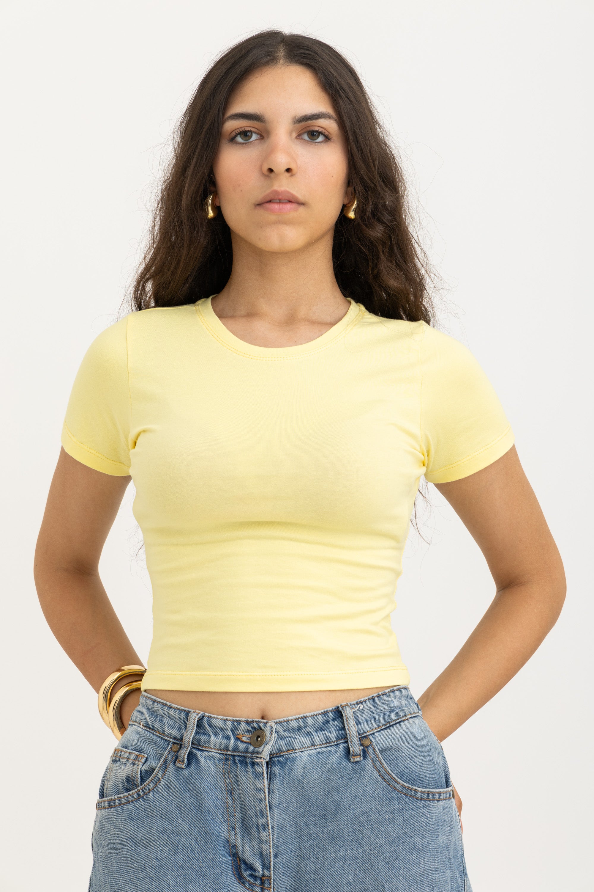 Butter Yellow Baby Tee