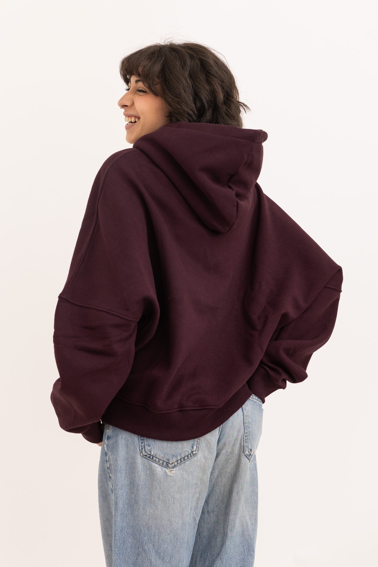 Burgundy Cloud Hoodie