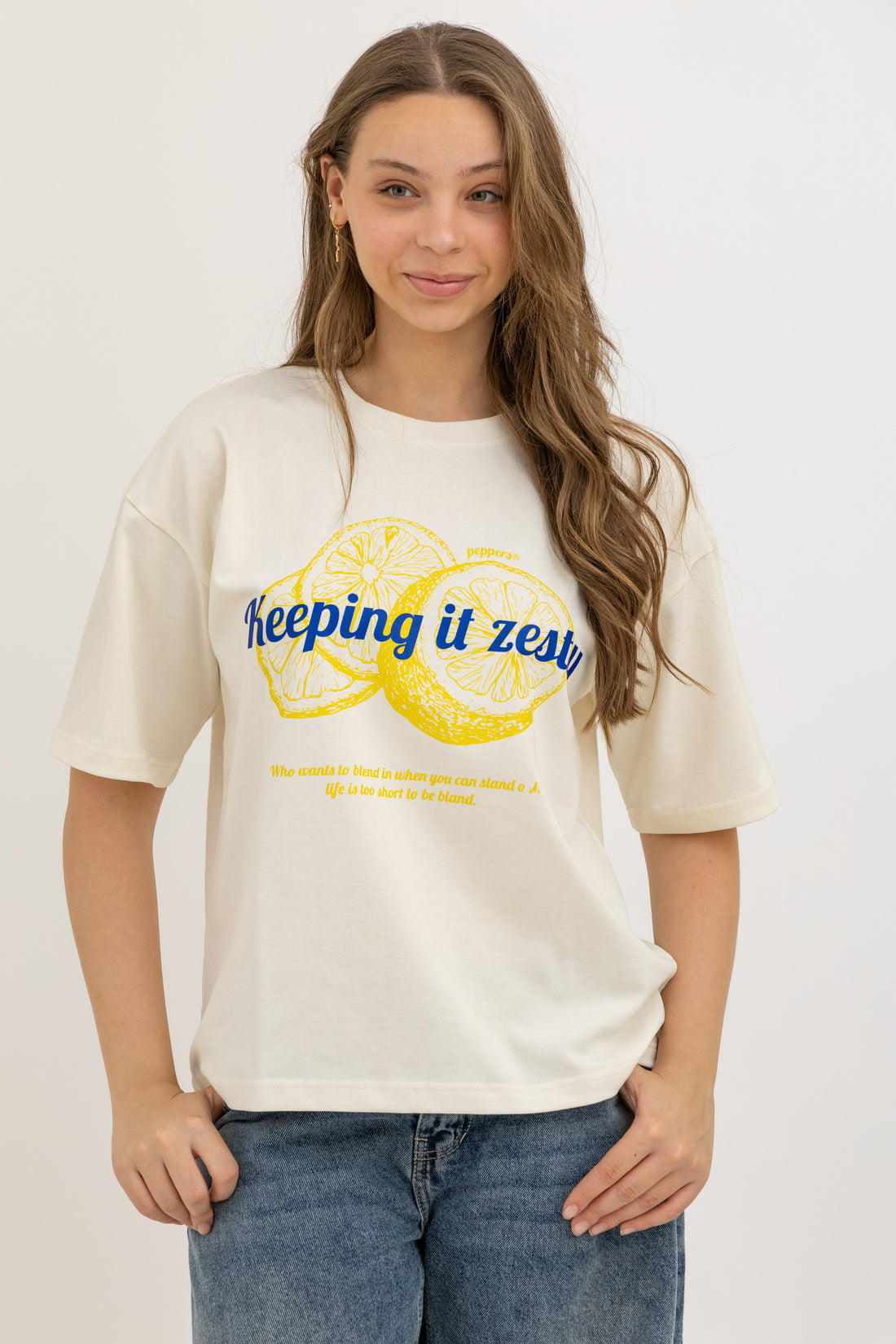 Zesty Oversized Crew Neck T-Shirt