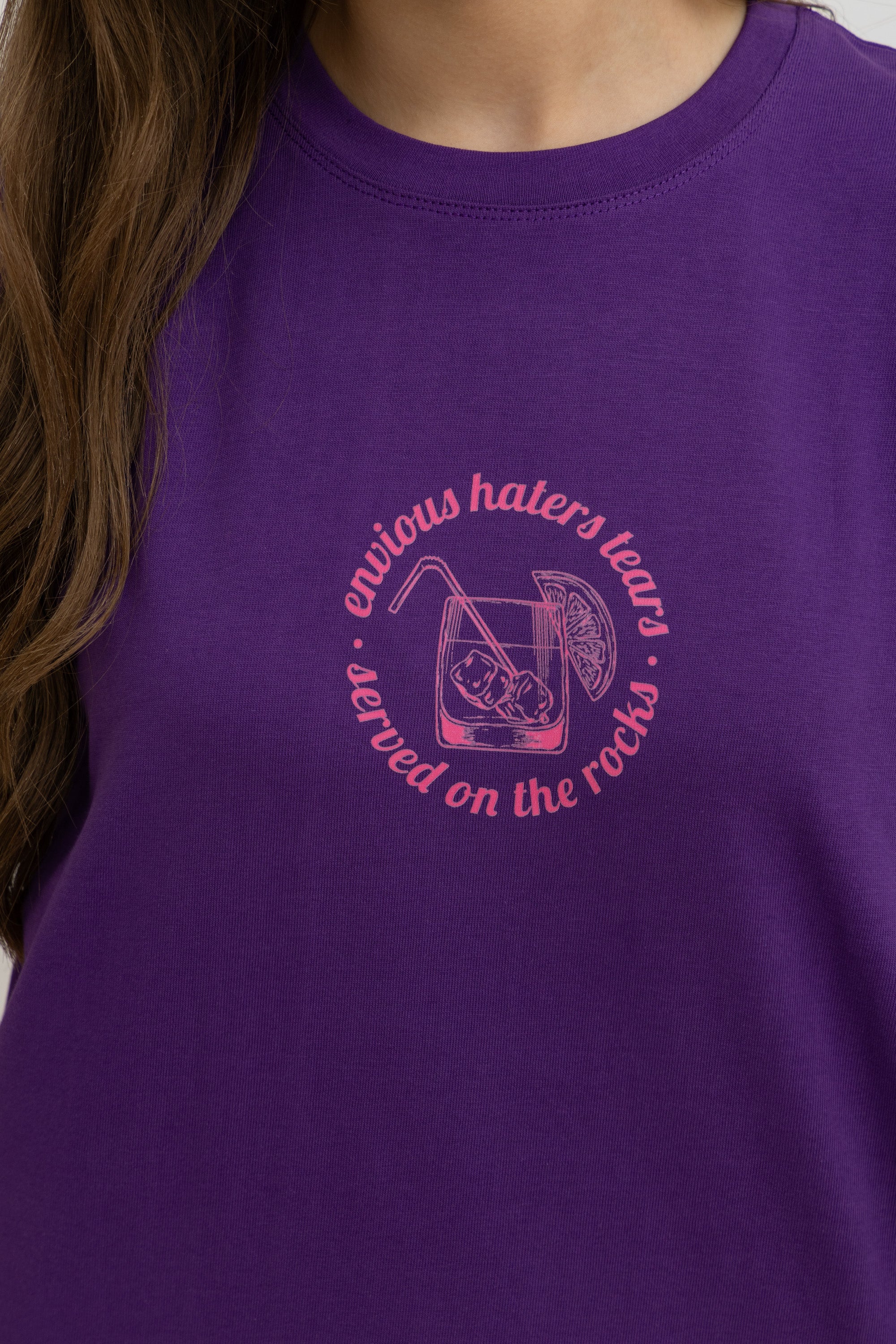 On The Rocks Oversized Crew Neck T-Shirt