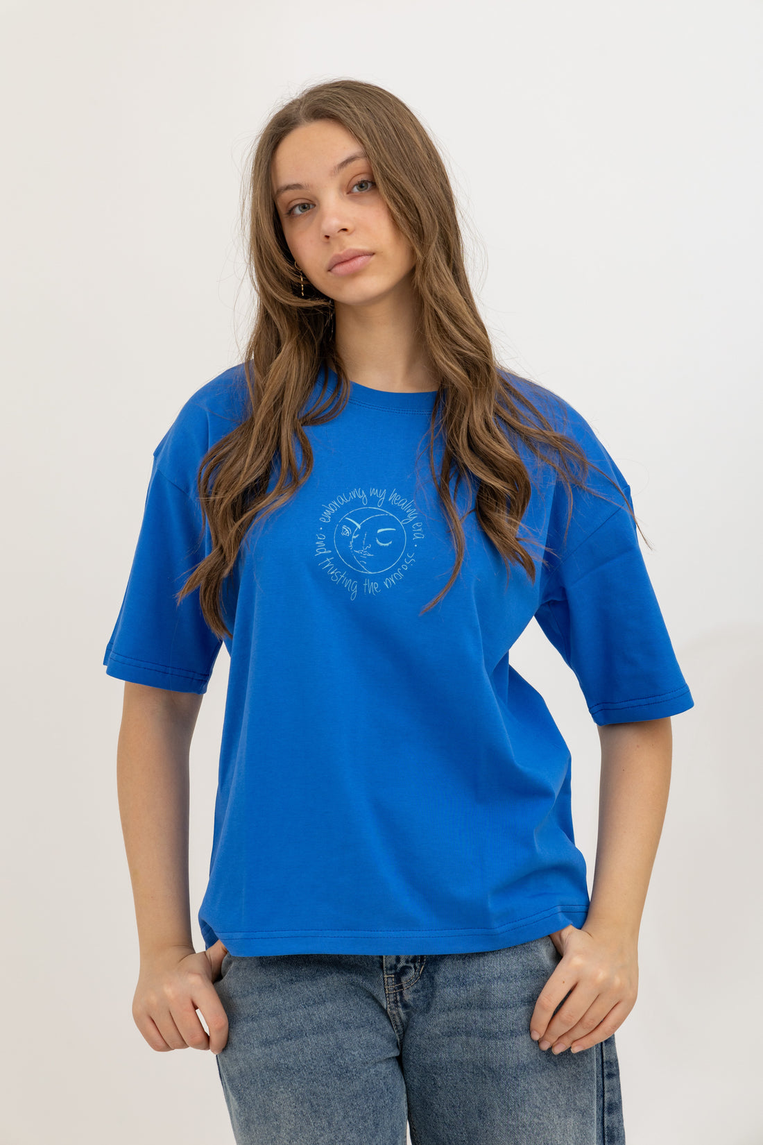 Healing Era Oversized Crew Neck T-Shirt