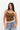 Brown Layered Halter Tank Top