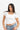 White Square Neck Baby Tee