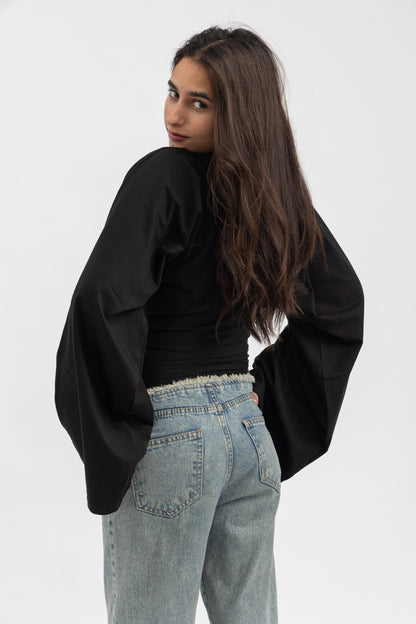Peppers Sculpt Tee Long Sleeve Black