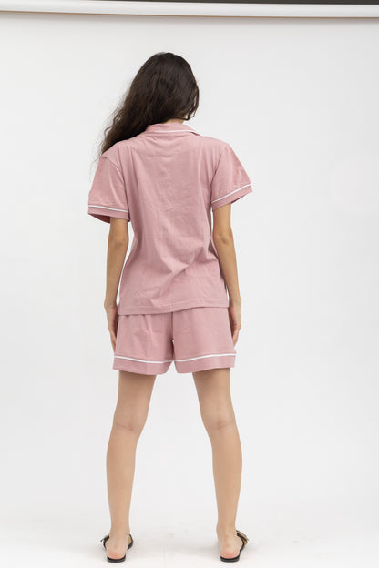 Peppers 3 Piece PJ Set Blush Pink