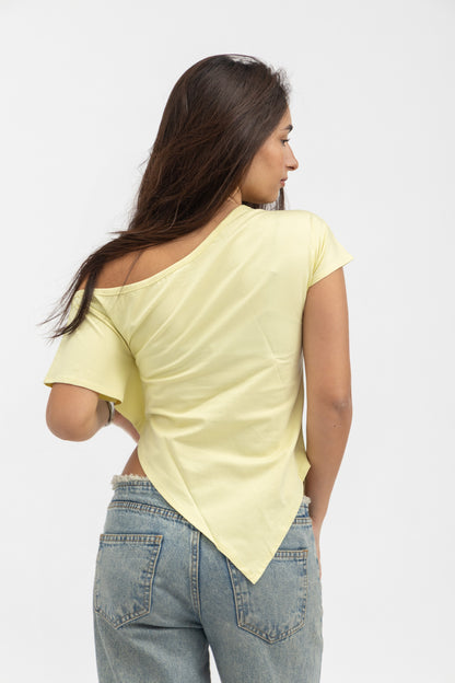 Asymmetry Top Yellow