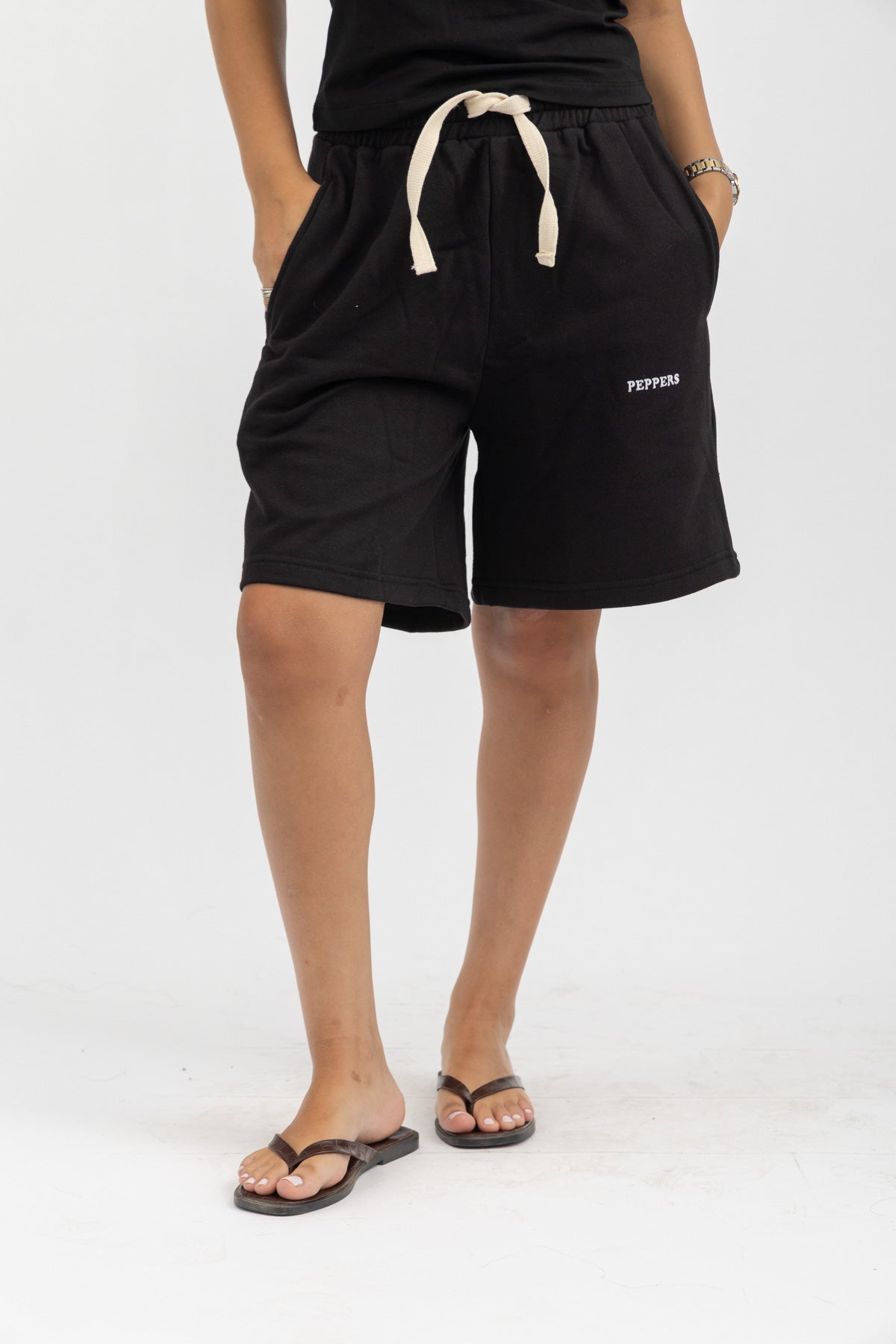 Peppers Lounge Shorts Black