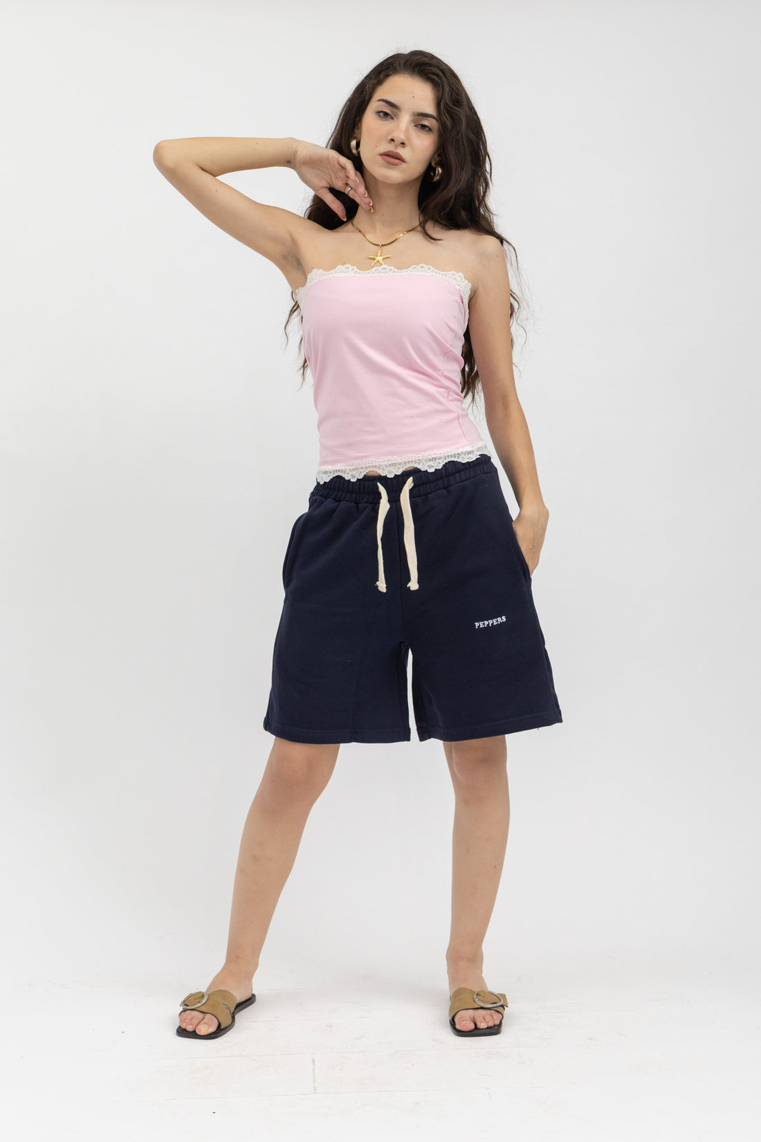Peppers Lounge Shorts Navy