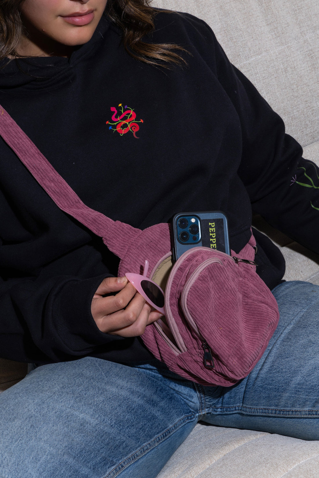 Purple Crossbody Bag