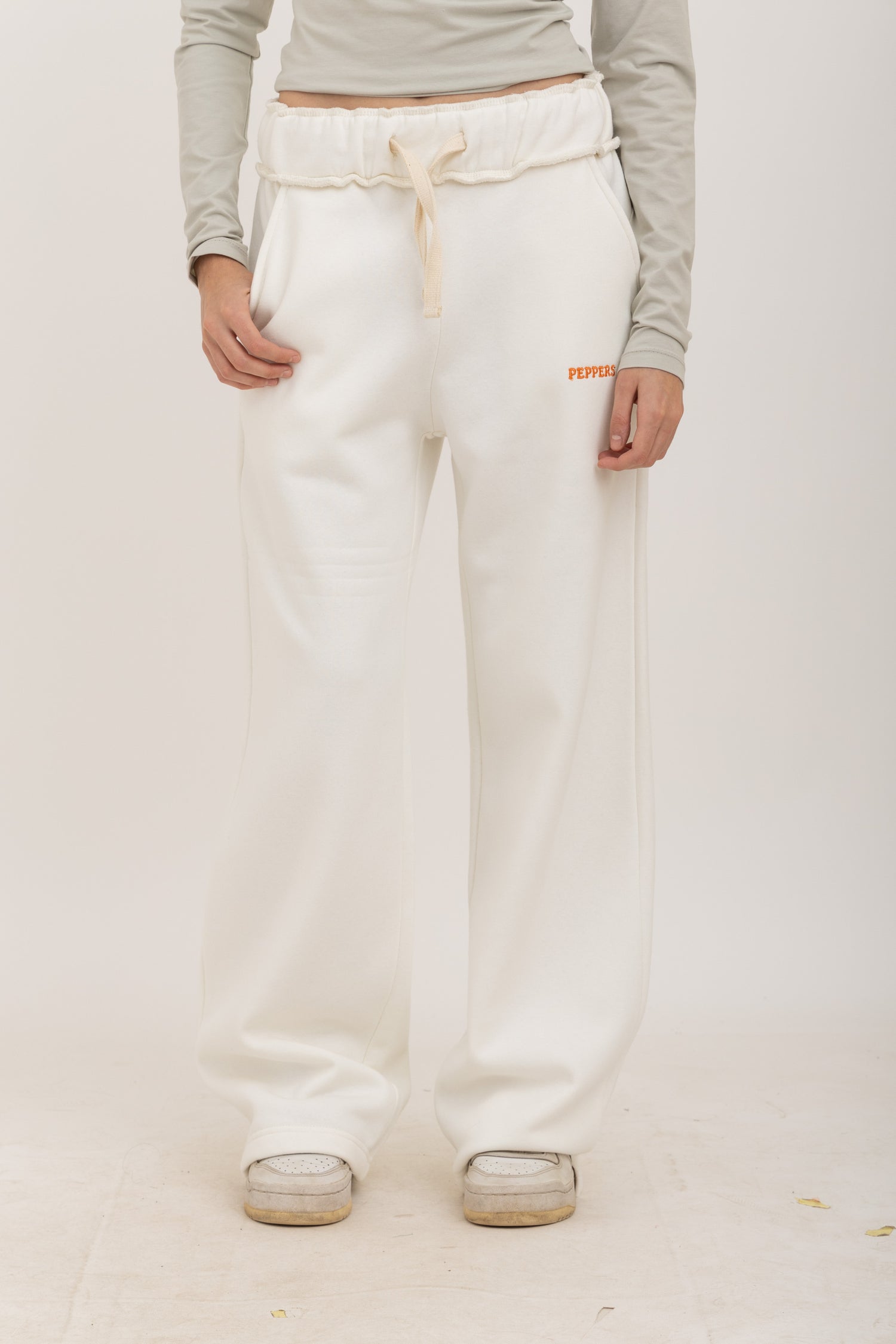 White Lazy Day SweatPants