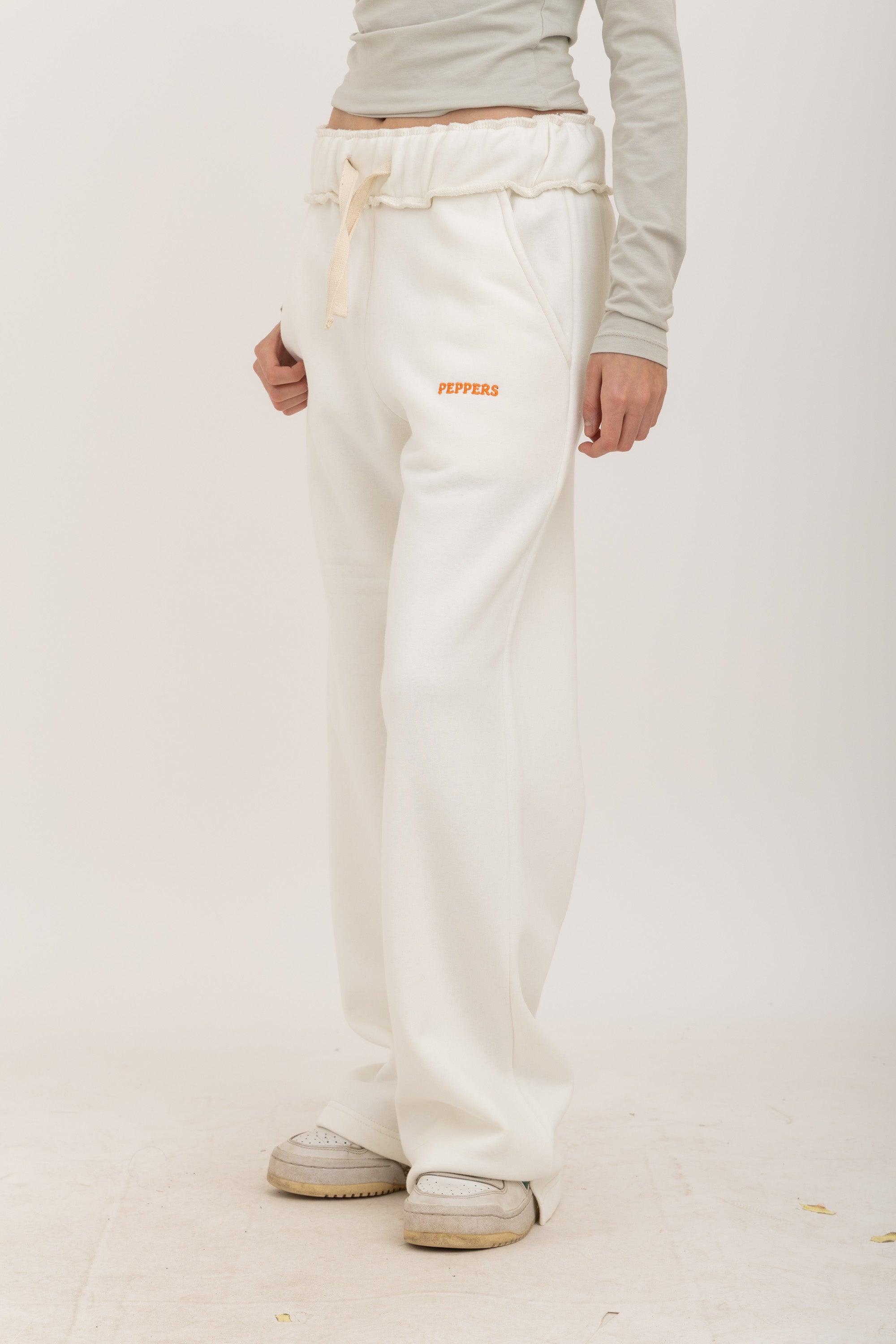 White Lazy Day SweatPants