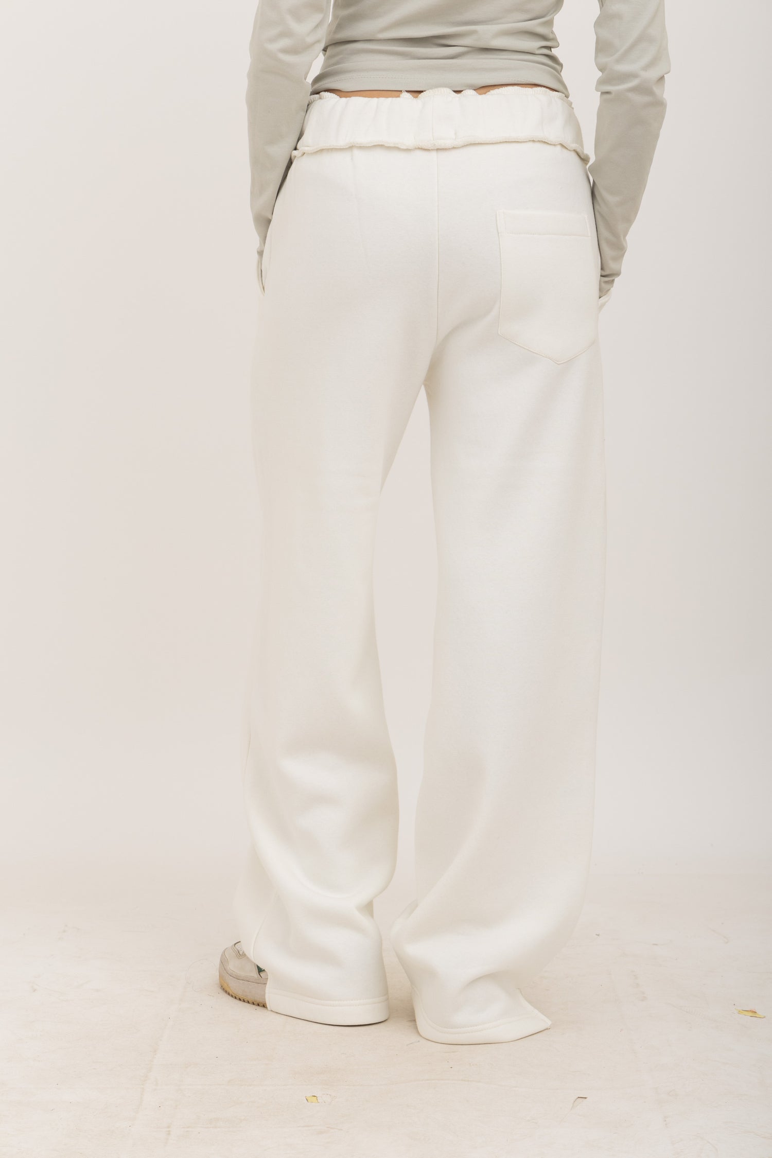 White Lazy Day SweatPants