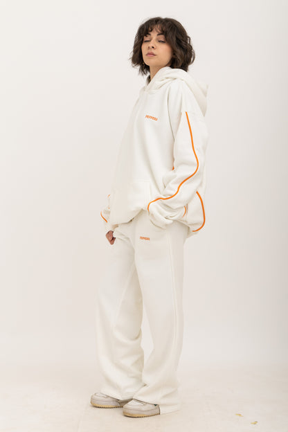 White Lazy Day Hoodie