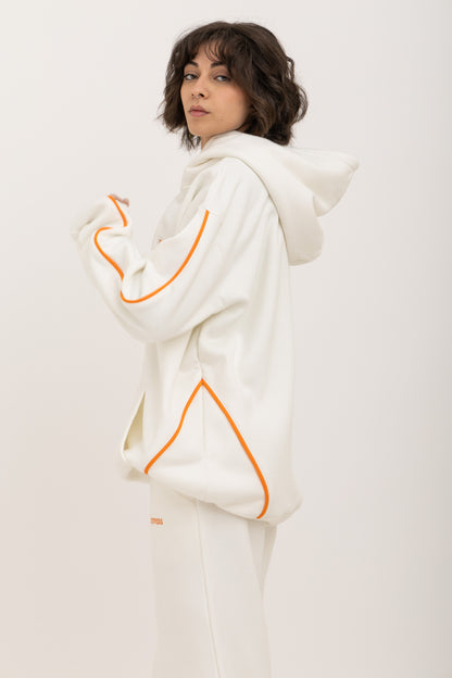 White Lazy Day Hoodie