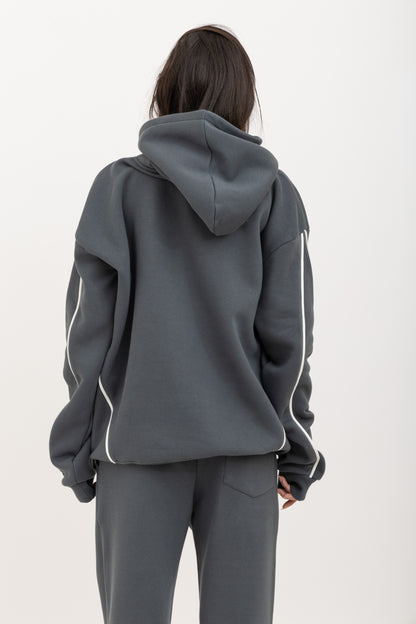 Dark Grey Lazy Day Hoodie