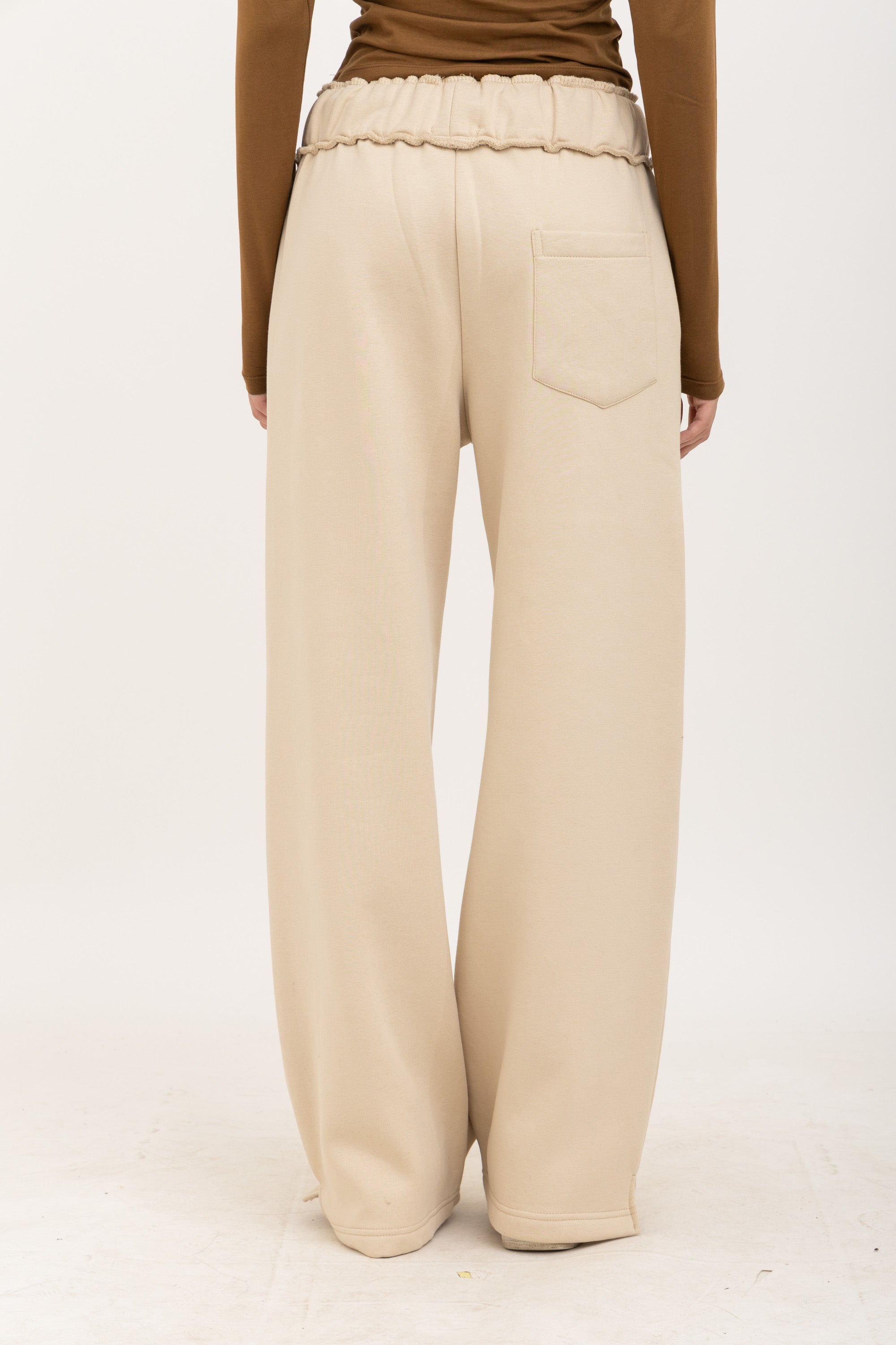 Beige Lazy Day SweatPants