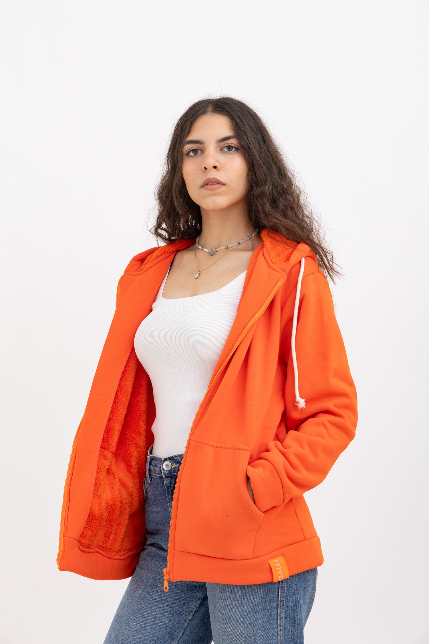 Orange Cozy Everyday Jacket