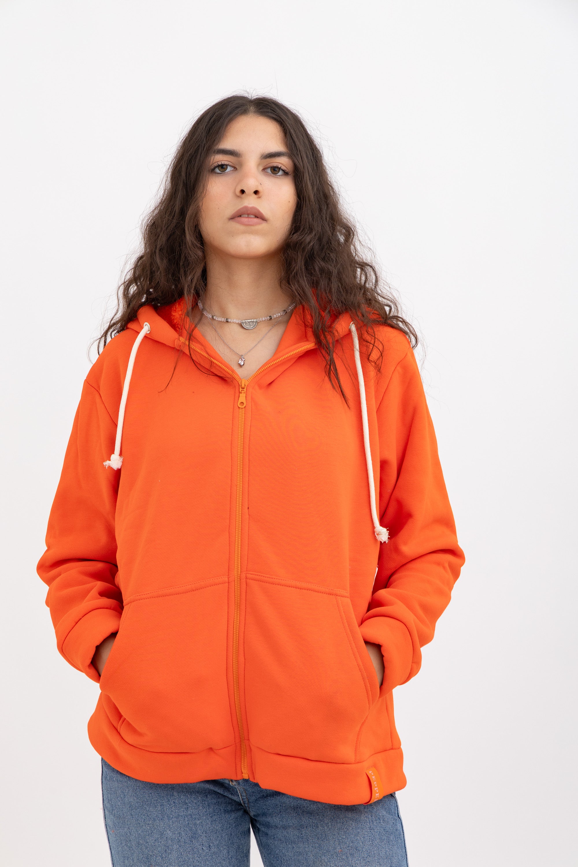 Orange Cozy Everyday Jacket