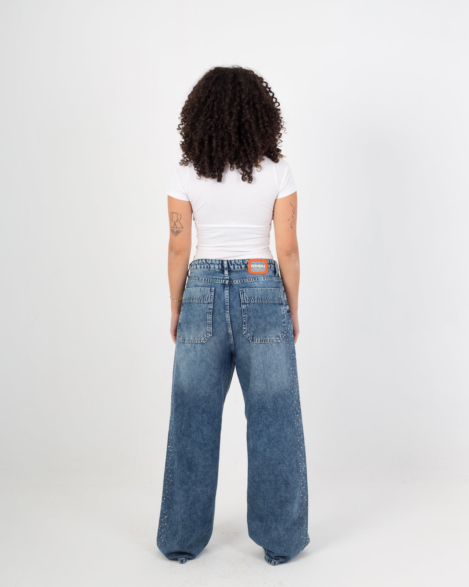 Rhinestone Sizzle Denim