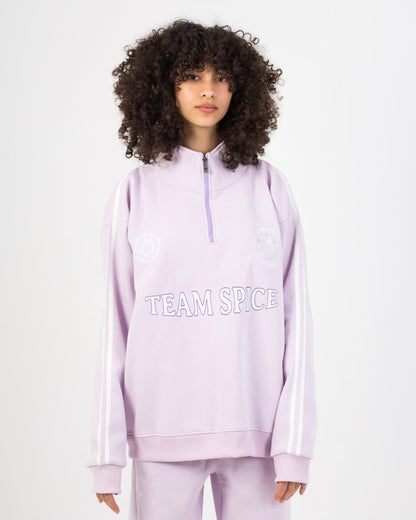 Lavender Team Spice Quarter Zip