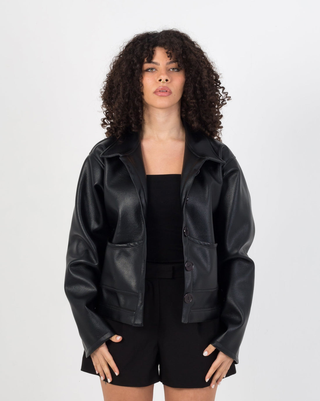 Sizzling Black Leather Jacket