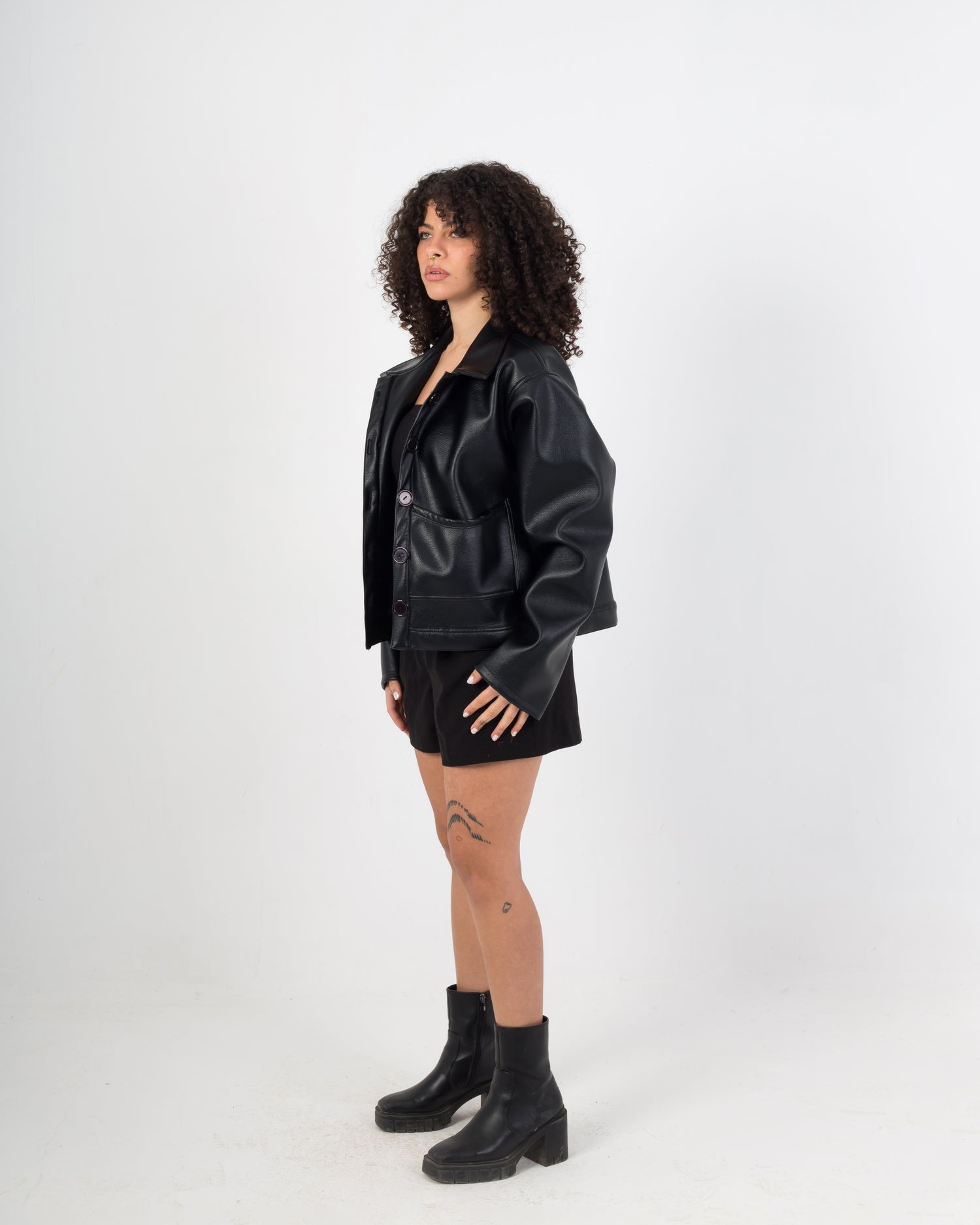 PRE-ORDER Sizzling Black Leather Jacket