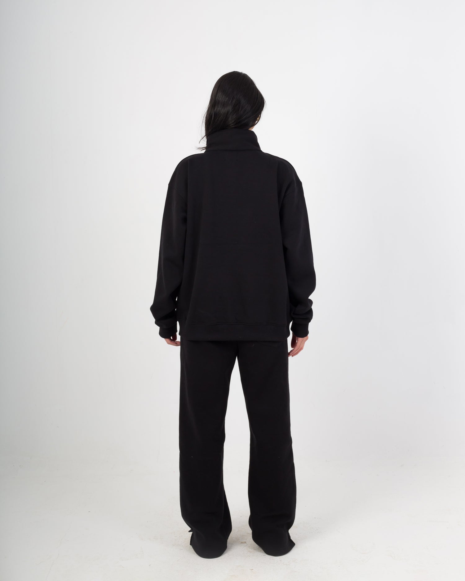 Black Team Spice Quarter Zip