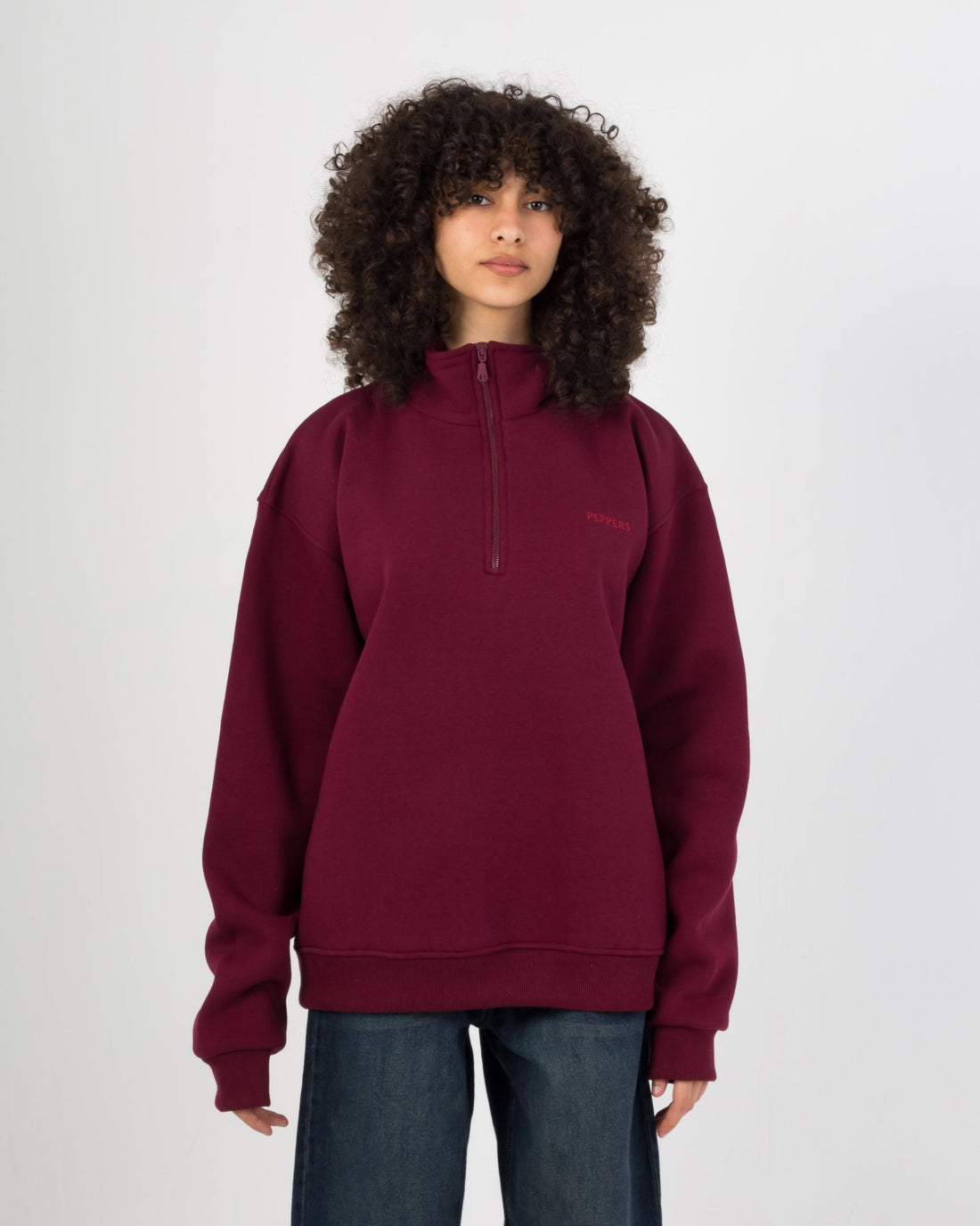 Burgundy Quarter Zip