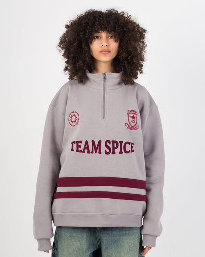 Grey Team Spice Quarter Zip