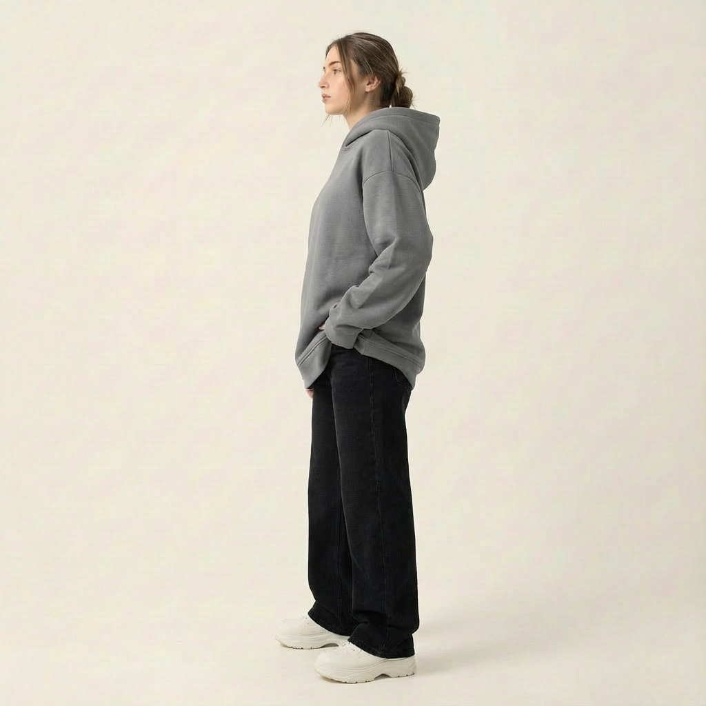 The Oversized Hoodie - Grey