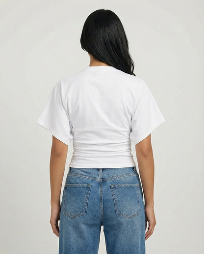 Peppers Sculpt Tee White