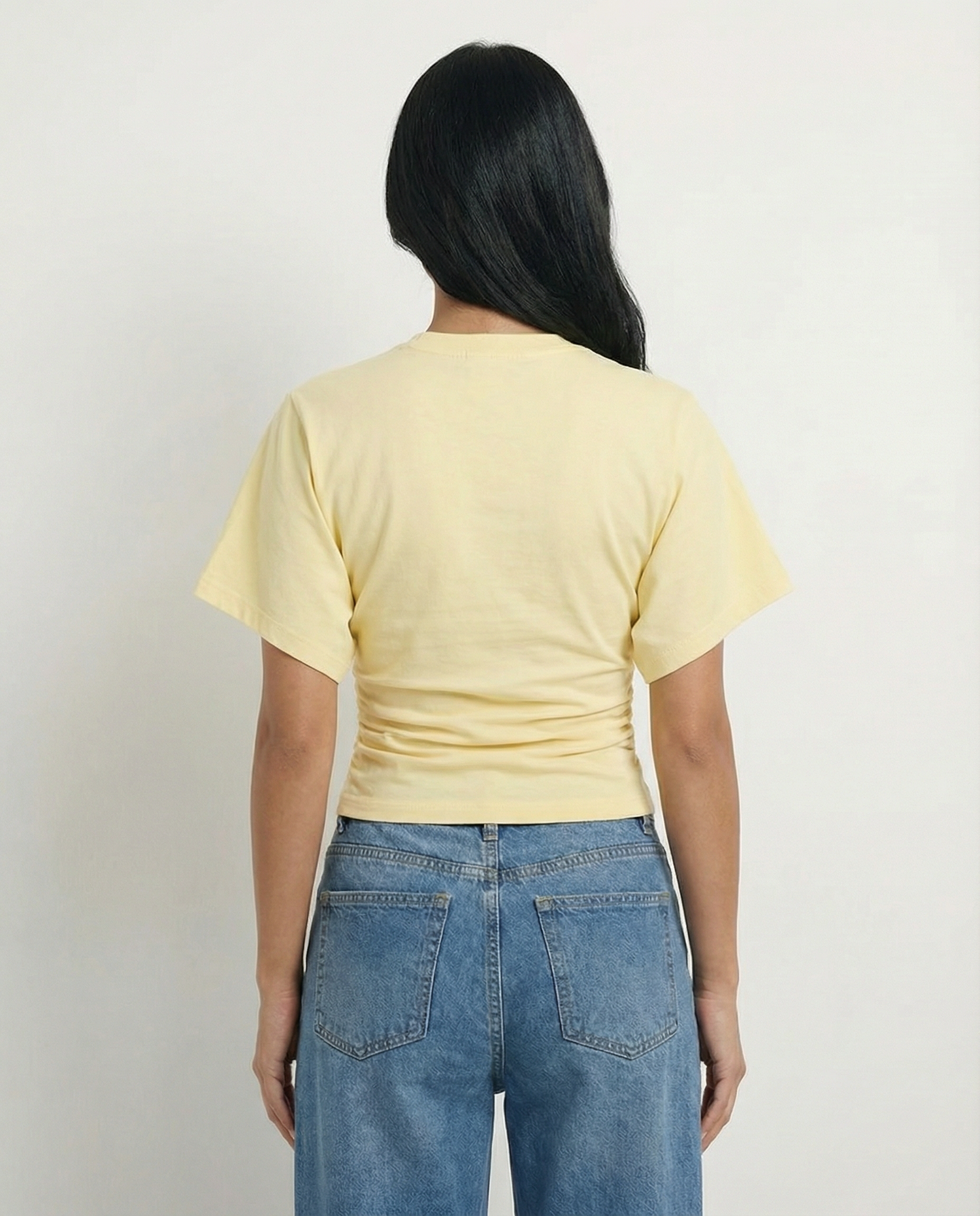 Peppers Sculpt Tee Butter Yellow